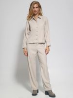 Γυναικείο Πουκάμισο Over LIVIA 8805 μπεζ - Image 4