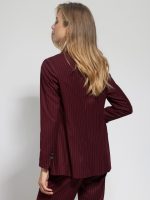Γυναικείο Σακάκι ALEXIA 8914-2 μπορντό - Image 4