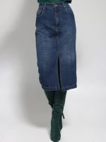 Φούστα CLAIRE ΒLEU 942039 blue jean