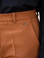 Γυναικείο High Fit Παντελόνι Zip Gilot LARA 7761 Κάμελ - Image 4
