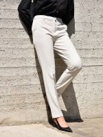 Γυναικείο Παντελόνι High Fit LINA 7690-4 Μπεζ - Image 3