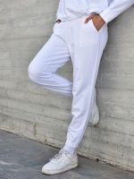 Γυναικεία Βαμβακερή Φόρμα Με Λάστιχο Lara 33-9160 Λευκό