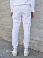 Γυναικεία Βαμβακερή Φόρμα Με Λάστιχο Lara 33-9160 Λευκό - Image 4