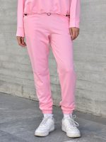 Γυναικεία Βαμβακερή Φόρμα Με Λάστιχο Lara 33-9160 Ροζ - Image 2