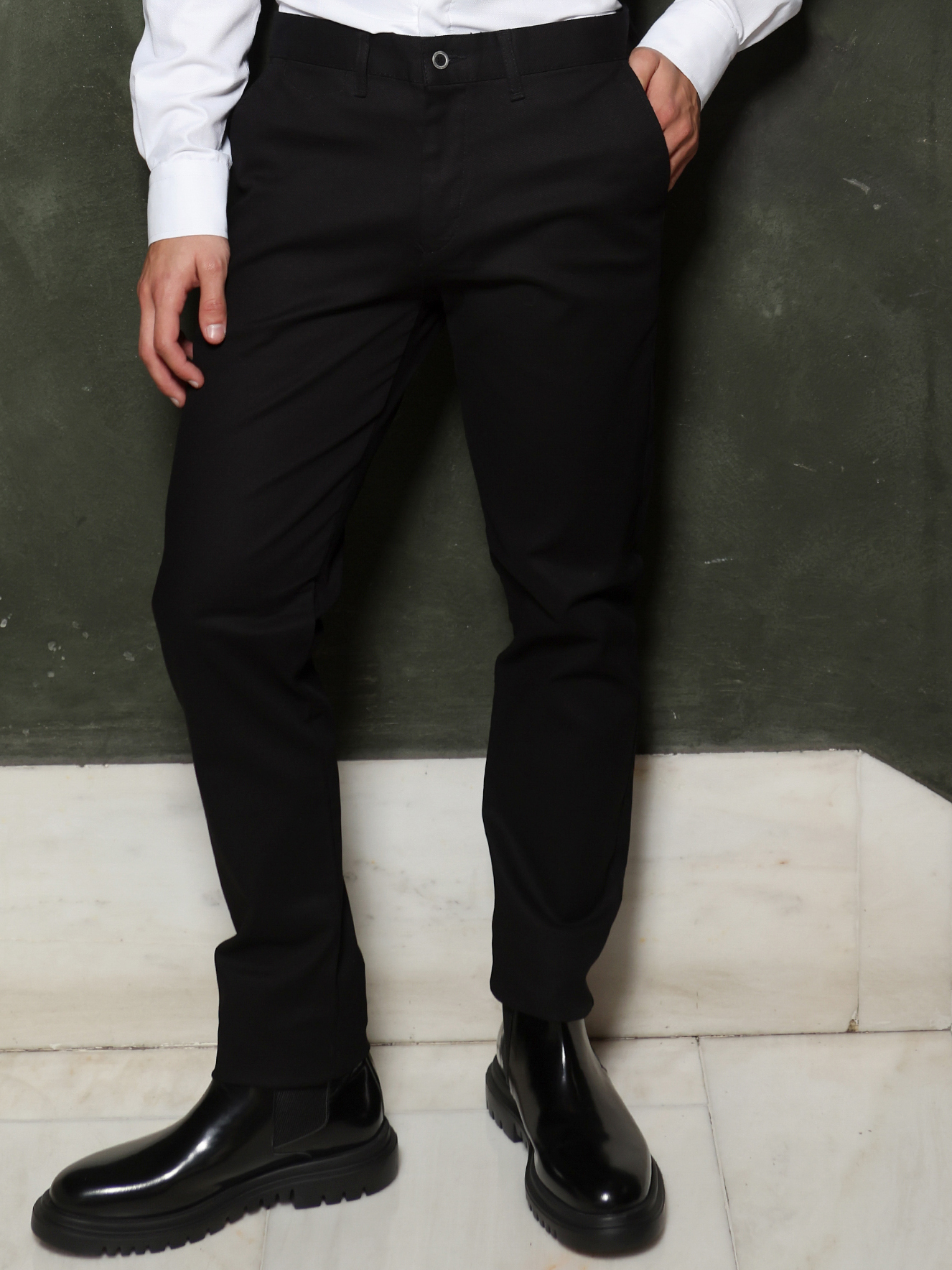 0462 copy Παντελόνι Ανδρικό ARLESIO 4545 μαύρο - Image 1