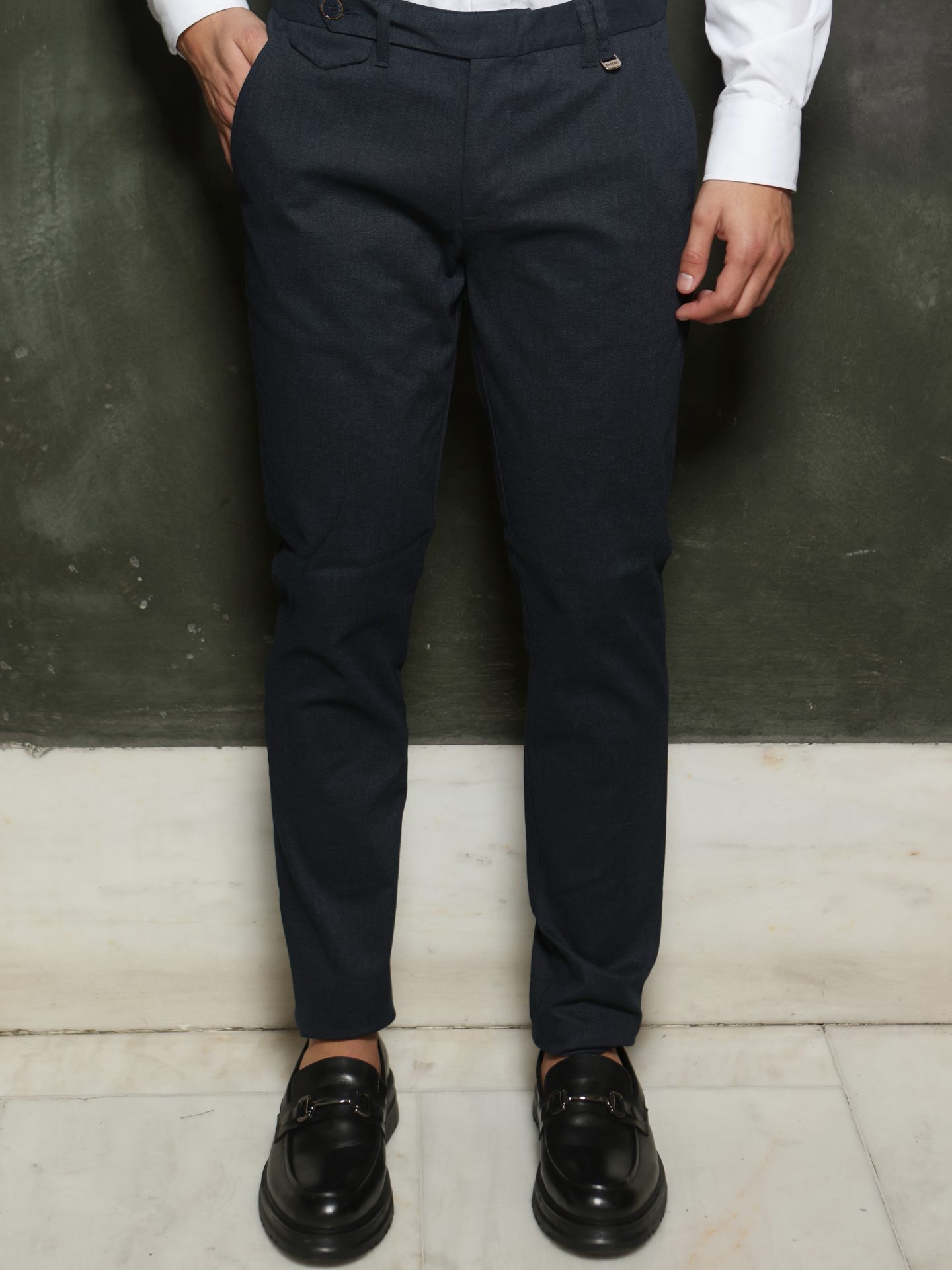 0480 Παντελόνι Ανδρικό SERGIUS 4453 μπλε - Image 1