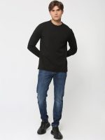 Casual Ανδρική Μπλούζα Μακρυμάνικη ROY 206029 Μαύρο - Image 3