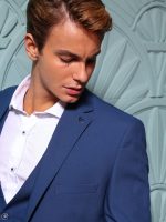 Ανδρικό Κοστούμι Με Γιλέκο LUCIO 2013 Μπλε - Image 6