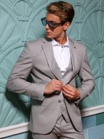 Ανδρικό Σακάκι DOMENICO 1422 Γκρι - Image 8