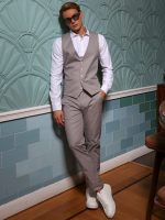 Ανδρικό Παντελόνι DOMENICO 4422 Γκρι - Image 6