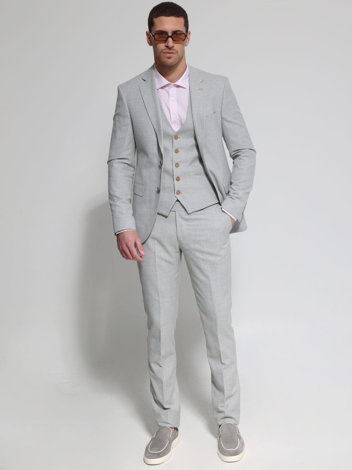 1X9A3066 Ανδρικό Κοστούμι Με Γιλέκο ALESSI 2017 Elephant - Image 1