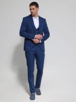 Ανδρικό Κοστούμι Με Γιλέκο LUCIO 2013 Μπλε - Image 4