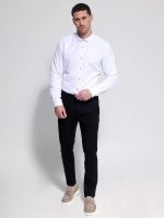 Ανδρικό Πουκάμισο Slim-fit BRUNO 33-7450 Λευκό - Image 5