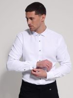 Ανδρικό Πουκάμισο Slim-fit BRUNO 33-7450 Λευκό - Image 3