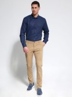 Ανδρικό Πουκάμισο Slim-fit BRUNO 33-7450 Μπλε - Image 4