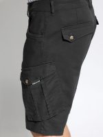 Ανδρική Cargo Βερμούδα 33-456016 Μαύρο - Image 4