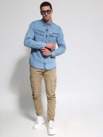 Ανδρικό Παντελόνι Cargo 6168 Μπεζ