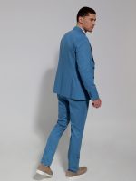 Ανδρικό Κοστούμι Με Γιλέκο DONTE 2015 Light Blue - Image 5