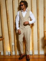 Ανδρικό Παντελόνι Με Πιέτα 7/8 ΜΑΤΤΙΑ 930 210-930 Μπεζ - Image 2