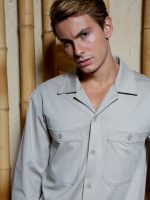 Ανδρικό Σακάκι-Πουκάμισο Over GIULIO 260-954 Γκρι - Image 4