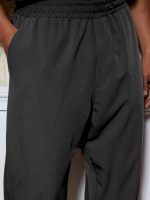 Παντελόνι Με Λάστιχο 7/8 VALERIO 210-957 Μαύρο - Image 3