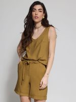 Αέρινη Γυναικεία Βερμούδα ELIANA 954034 Lime - Image 2