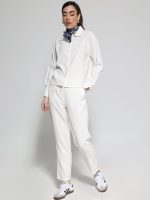 Γυναικεία Παντελόνα Με Λάστιχο NOVA 7806 Λευκό - Image 6