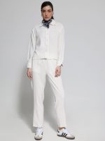 Γυναικεία Παντελόνα Με Λάστιχο NOVA 7806 Λευκό