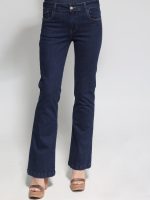 Γυναικείο Jean Παντελόνι Καμπάνα Medium-Fit 8370 Dark Blue