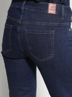 Γυναικείο Jean Παντελόνι Καμπάνα Medium-Fit 8370 Dark Blue - Image 5
