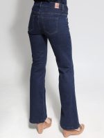 Γυναικείο Jean Παντελόνι Καμπάνα Medium-Fit 8370 Dark Blue - Image 4