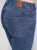 Γυναικείο Jean Παντελόνι Medium-Fit Slim 8227 Blue - Image 4