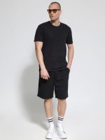 Ανδρική Βερμούδα Με Ιδιαίτερη Πλέξη Moreto 456018 Μαύρο - Image 2