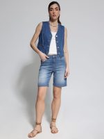 Γυναικεία Jean Βερμούδα GIOVANNA 954060 Blue Jean - Image 3