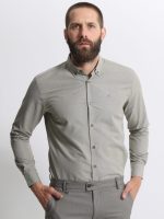 Ανδρικό Πουκάμισο Tailor-Fit GIANNI 33-8166 Light Green Φαρδιά γραμμή - Image 4