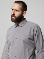 Ανδρικό Πουκάμισο Tailor-Fit GIANNI 33-8166 Μπλε Φαρδιά γραμμή - Image 4