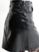 Γυναικεία Vinyl Μίνι Φούστα ALICE 945093 Μαύρο - Image 5