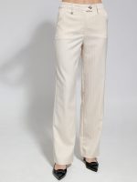 Γυναικείο Ριγέ Υφασμάτινο Παντελόνι ALEXIA 7914-3 Εκρού