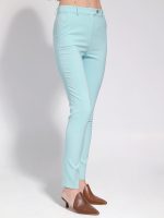 Γυναικείο Υφασμάτινο Παντελόνι LINA-7 7690-7 Τιρκουάζ