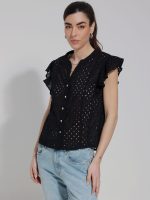 Γυναικείο Αμάνικο Πουκάμισο STEFANIA 92194 Μαύρο