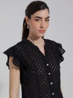 Γυναικείο Αμάνικο Πουκάμισο STEFANIA 92194 Μαύρο - Image 2