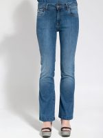 Γυναικείο Jean Παντελόνι Καμπάνα Medium-Fit 8368 Blue - Image 5