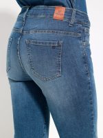 Γυναικείο Jean Παντελόνι Καμπάνα Medium-Fit 8368 Blue - Image 4