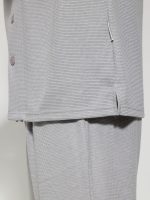 Ανδρικό Μπλουζάκι-Πουκάμισο Με Κουμπιά Moreto 706018 Γκρι - Image 4