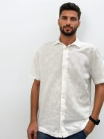 Λινό Πουκάμισο Relax-Fit BALI 33-7513 Λευκό - Image 2