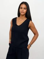 Αέρινο Γυναικείο Τοπ Μπλουζάκι ELIANA 92134 Μαύρο