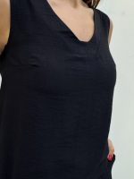 Αέρινο Γυναικείο Τοπ Μπλουζάκι ELIANA 92134 Μαύρο - Image 4