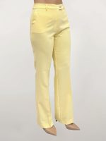 Γυναικείο Υφασμάτινο Παντελόνι LARA-7 7696-4 Κίτρινο - Image 2