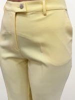 Γυναικείο Υφασμάτινο Παντελόνι LARA-7 7696-4 Κίτρινο - Image 4