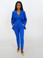 Γυναικείο Κοντό Γιλέκο Lina-7 8853-2 Ρουά - Image 4